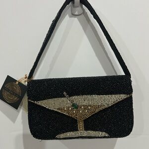 Viral Beaded Martini Handbag